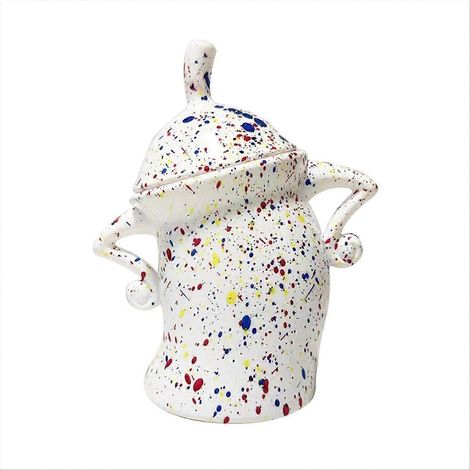 Lot de 2 boîtes de rangement hermétiques blanc mat, humoristiques pour cuisine, conserve fraîcheur aliments secs, design décalé (1/5)
