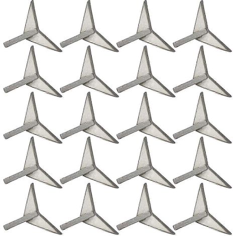 Lot de 20 clous anti-crevaison pour pneus de voiture, pointes triangulaires, outil de sécurité antivol pour véhicules, 2,5 cm de hauteur. Couleur : 2,5 cm. (1/4)
