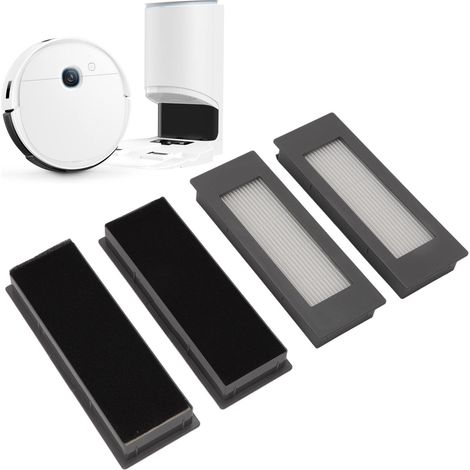 Filtre de rechange pour Aspirateur [Marque] VAC Max Station - Pack de 4 - ABS et HEPA - Facile à installer - Anti-pollen (1/5)