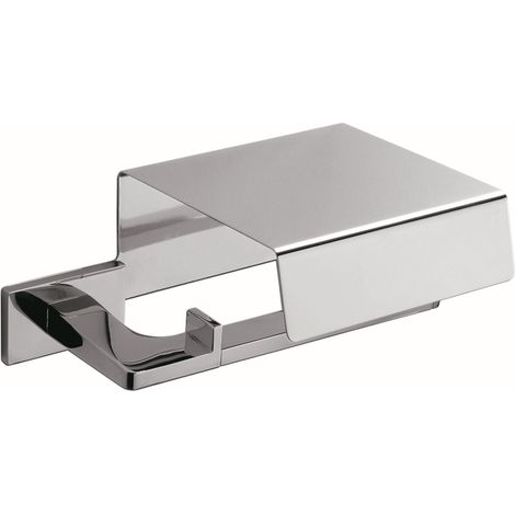 COLOMBO DESIGN Look porta rotolo con coperchio cromato codice prod: B16910CR