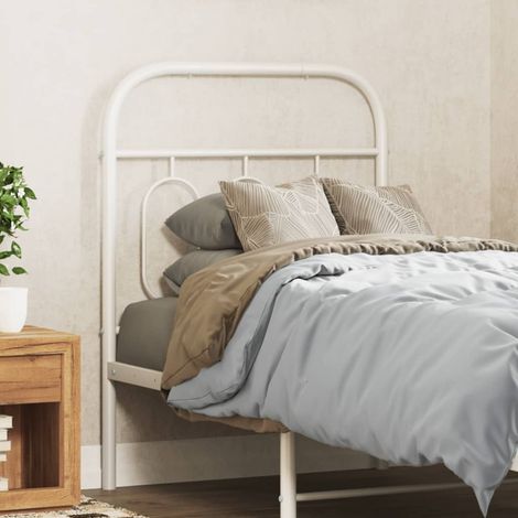 Cabecero de metal blanco 75 cm vidaXL (1/5)