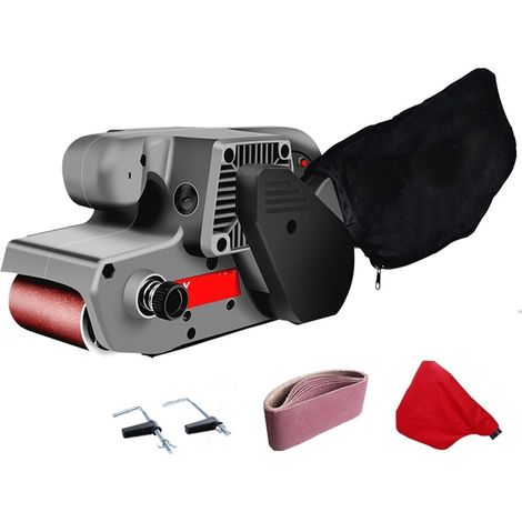 Polisseuse Ponceuse 810W électrique ceinture Machine ponceuse ponçage meulage polisseuse bandes abrasives meuleuse bricolage 6 vitesses régulation polisseuse(Intelligent version 2000ml) (1/5)