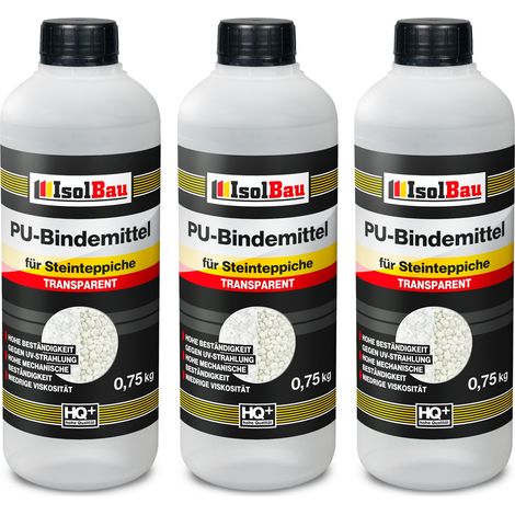 IsolBau Resina de Poliuretano Bindemittel 3 x 750g (1/5)