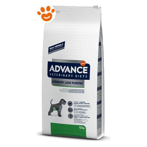 Advance Veterinary Diets Urinary Low Purine - Cibo per Cani con Problemi Urinari - 12Kg
