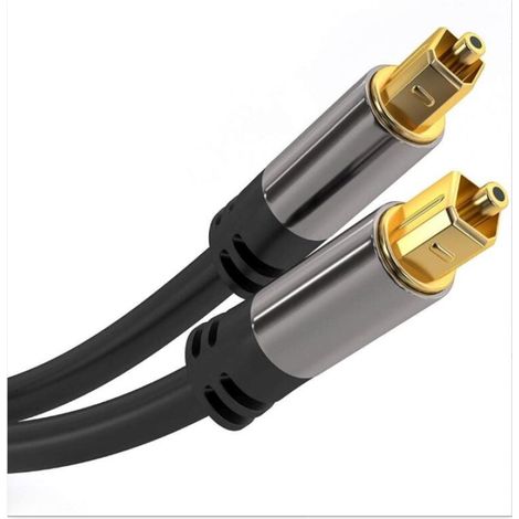 Câble audio numérique optique 2 m pour home cinéma, PS4, XBOX