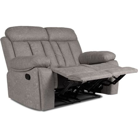 Sofá relax de 2 plazas con reposapiés elevable 152 cm Kendal Marengo (ancho) x 101cm (alto) (1/5)