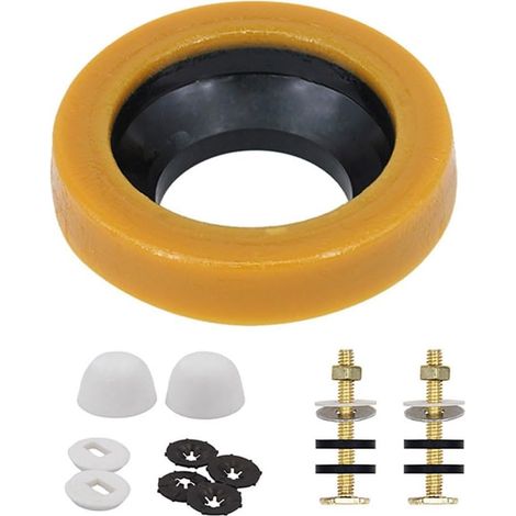 Cire de toilette pour anneau avec boulons, laiton, 2 cm (1/5)