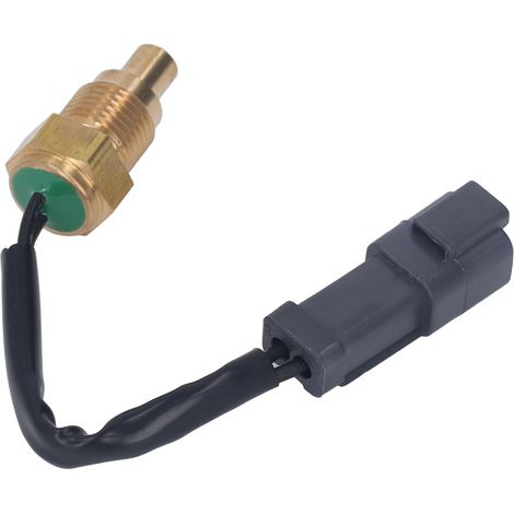 Capteur de température d'eau 2 broches pour excavatrice, laiton, haute précision, robuste, compatible CAT 320C (1/5)