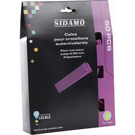 Etui de 50 cales pour croisillons auto-nivelants (1/5)