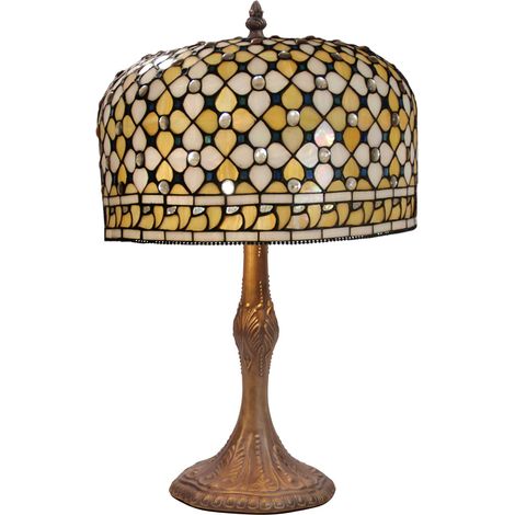 Mittlere Tischlampe, Durchmesser 30 cm, Queen-Serie