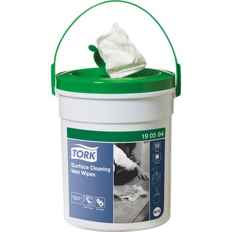 TORK - Panni di pulizia umidificati per superfici, Modello: R (1/2)