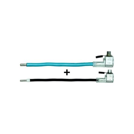 Klauke - Embout de raccordement EDF Phase + Neutre - 60A - 16mm2 - Longueur 300mm - Ru00e9f : EBCPAU35M16LOT (1/3)