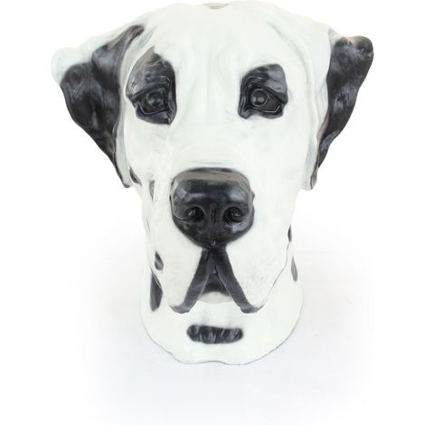 Alano IV - urna per ceneri di cane, busto di cane, grande testa di cane per il giardino di Art-Dog (1/5)