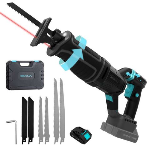 Cecotec Scie sabre sans fil LongFlex 4000 ShockAbsorber Liberty. Batterie Nexus 21 V, vitesse variable. (1/5)