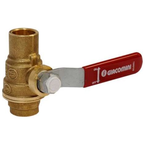 Giacomini Kugelhahn 22mm mit freiem Durchgang zum Einlöten Einlötkugelhahn R258Y005