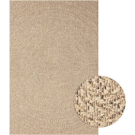 Tapis 140x200 aspect jute intérieur et extérieur (1/5)