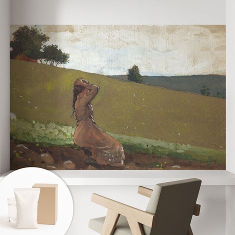 Papier peint intissé décoratif avec colle pour salon chambre et bureau Installation rapide Scène paisible 104x70 cm (1/5)