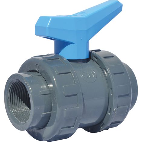 Vanne à sphère PVC Bâtiment Femelle BSP - Série 584 80x88