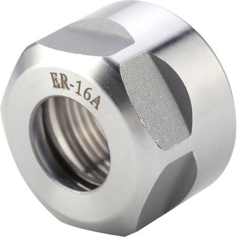 Écrou De Serrage Pour Pince Er16 - Acier Trempé Type A M22x1.5 - Pour Tour Et Fraiseuse Cnc - Pièce Unique (1/5)