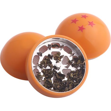 Grinder 55mm 3 couches en alliage de zinc, broyeur à herbes animé, cadeau manga, moulin cartonné pour épices (1/5)