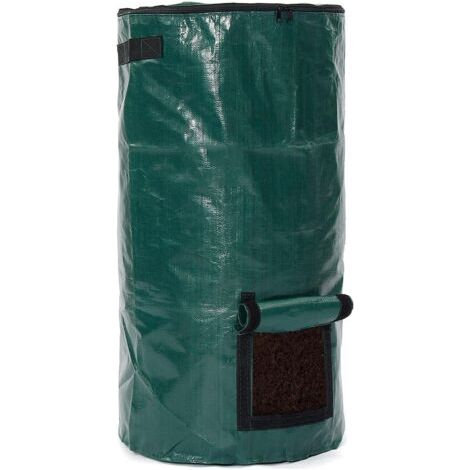 Sacs de compostage écologiques pour jardin, 100 L, diamètre 40 x hauteur 80 cm, 27 gallons (1/5)