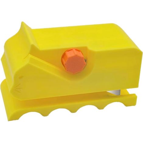 Coupe-papier - Coupe-carton pour griffoir - Outil de découpe de carton à faire soi-même - Outils à main pour fabriquer des griffoirs et des paniers pour chats - Jaune (1/4)