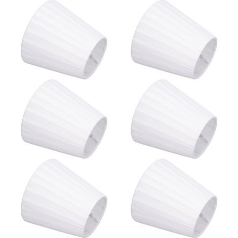 Ensemble de 6 abat-jour pour applique murale, lustre ou lampadaire à clip de type bulle (1/5)
