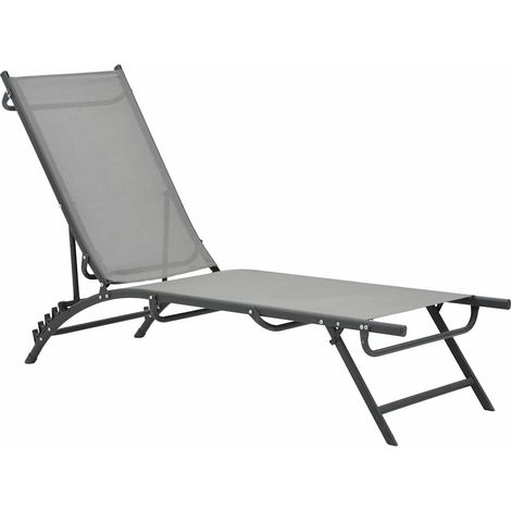 Maison Exclusive - Lettini Prendisole 2 pz in Textilene e Acciaio (1/5)