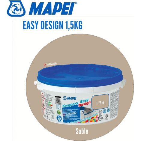 Mapei – Joint époxy décoratif Kerapoxy Easy Design 1,5 kg – Application fluide et nettoyage facile – Protection antimoisissures BioBlock®