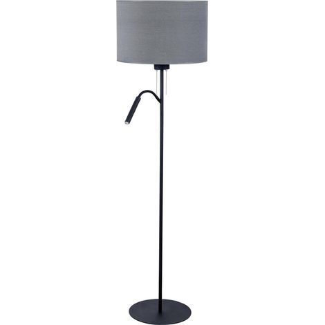 Lampadaire Nowodvorski Hotel Plus gris, liseuse E27 (1/2)