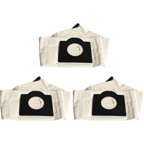 Pièces lavables compatibles avec les sacs à poussière Karcher WD3 et les sacs d'aspirateur en toile Thsinde (1/5)