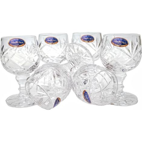 Copas de vodka de cristal de 40 ml con diseño de piña. (1/5)
