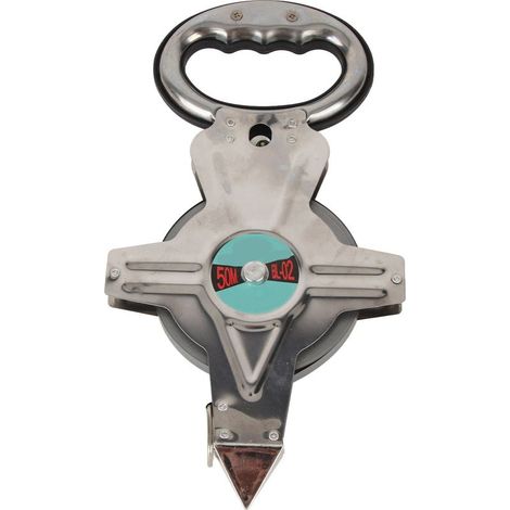 Ruban À Mesurer - 50 M - Acier Inoxydable - Pour Chantier Et Construction - 1 Pièce (1/5)