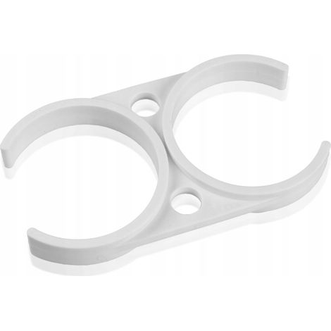 Doppelter Wasserfilterhalter 2,5" x 2,5" zum Anschluss von 2"-Inline-Kartuschen (1/3)