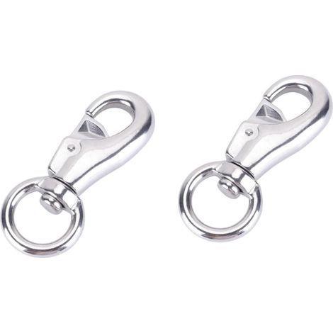 2pièces De Suspension Rotatif Pour Fauteuil Suspendu Et Hamac Support Métallique Résistant Jusqu à Accessoires Intérieurs Et Extérieurs (1/5)