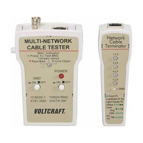 Tester cavi VOLTCRAFT CT-1 Adatto per RJ-45, BNC (1/3)