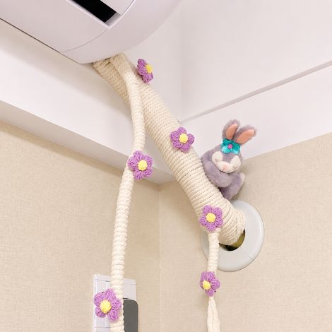 Kit habillage tuyau climatiseur avec figurine StellaLou endormie et 50 m de fil coton blanc 1 pièces 50 réf 1 kg – Livraison gratuite