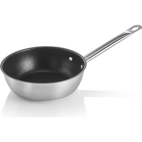 Sauteuse antiadhésive bec verseur COOKWARE 21 Ø 16 cm 0,75 ltr inox 18/10 - Was Germany (1/2)