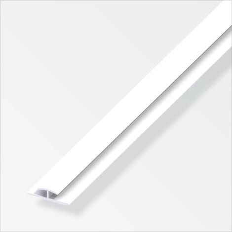 profilo h 3.5 pvc bianco - 1 metro.
