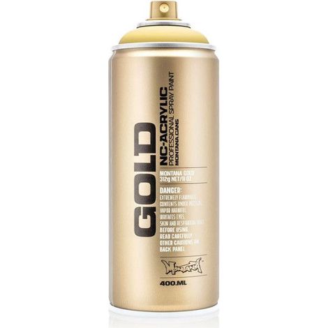 Bombe de peinture - Gold - Acrylique - Pudding - G1200 - 400ml - Montana Cans