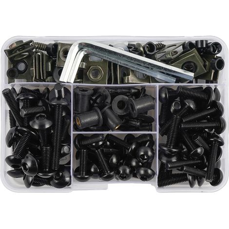 Kit de montaje, aluminio resistente, fácil instalación, negro. (1/2)