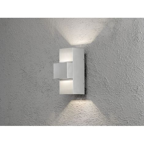 Graue Wandleuchte IMOLA, Up/Down-light, 9 Watt HP-LED, IP54 (1/5)