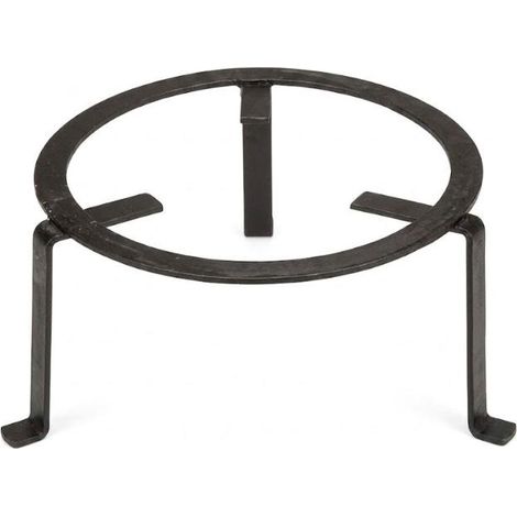 GARCIMA trebede forja redonda 50 cm , Trébede de forja redonda 50 cm 3 patas, un soporte tradicional y resistente diseñado para colocar cazuelas, ollas o paelleras sobre fuego o br