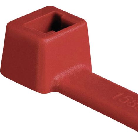 HellermannTyton 116-05412 T80L-N66-RD-C1 Serre-câble 390 mm 4.60 mm rouge 100 pc(s)