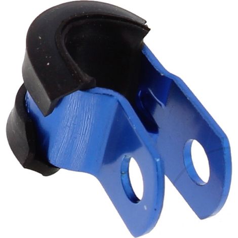 JMP 5mm Aluminium blaue Bremsschlauchhalterung
