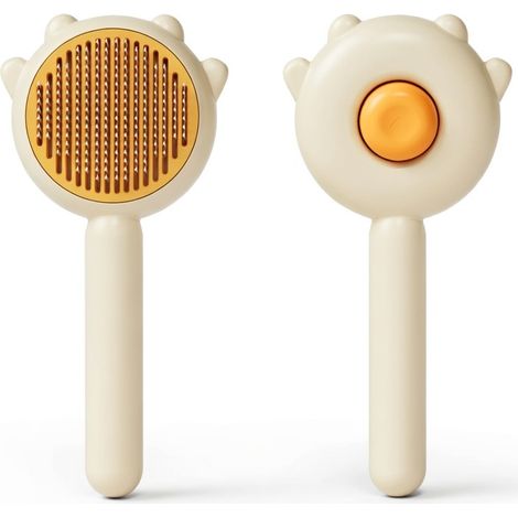 Brosse anti-poils à auto-nettoyage pour animaux massage SHL 042110 modèle 2 (1/5)
