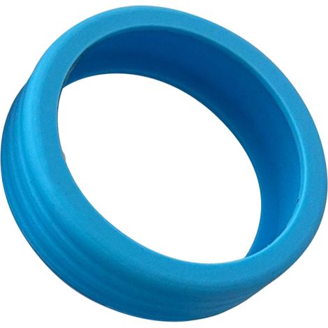 Enjoliveurs bleus pour roues de valise - réduction du bruit et absorption des chocs. (1/5)