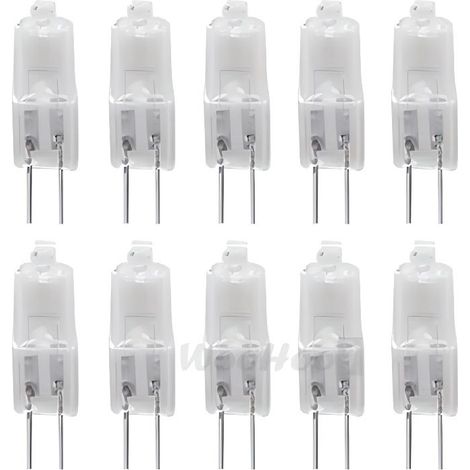 Ampoule G4 Halogène 20W 3000K - Lot de 10 - Protection UV (1/3)