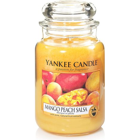 Yankee candle - mango peach salsa candle mango and peach - scented candle 6230g (1/5)
