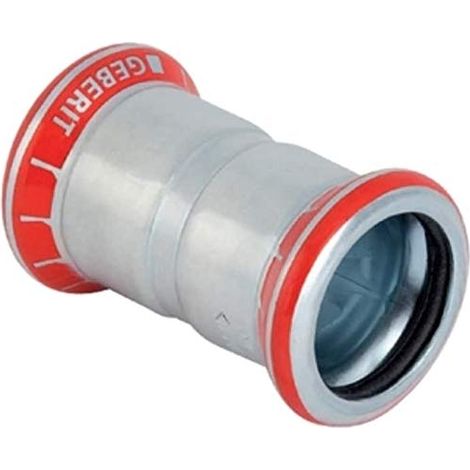 GEBERIT MAPRESS ACE. CARBONE - MANCHON DIAMÈTRE 18 MM GALVANISÉ MAPRESS ACE.CARBONO